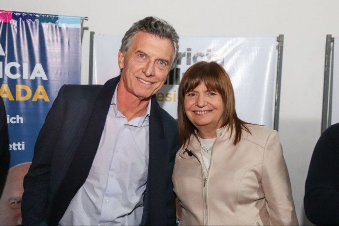 Mauricio Macri y Patricia Bullrich.