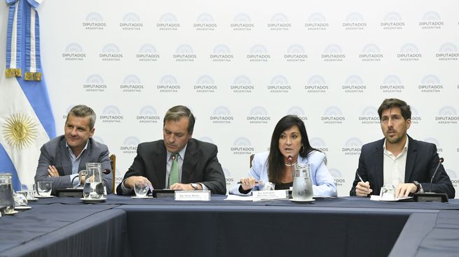 Campero, Soria y Rodríguez Machado, autoridades de la Comisión de Legislación Penal.