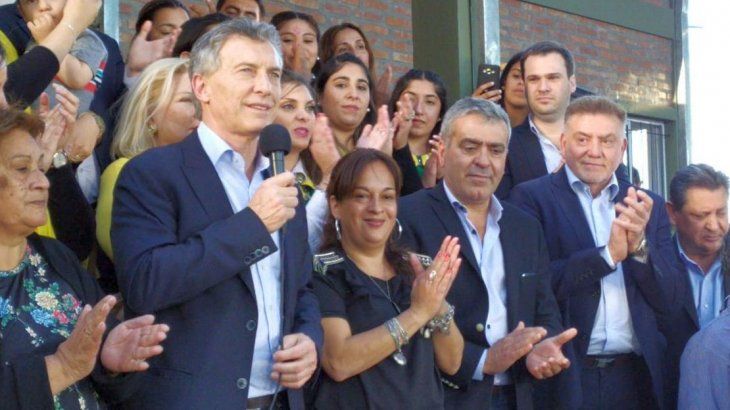Mauricio Macri inauguró un jardín de infantes en Tucumán.