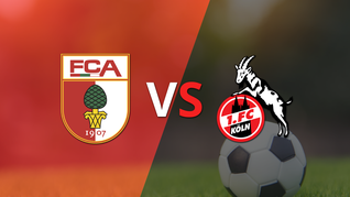 Al comienzo del segundo tiempo, Augsburg y Colonia empatan 1-1