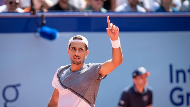Cachin disputará en Gstaad la primera final ATP de su carrera.