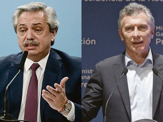 Alberto Fernández y Mauricio Macri.&nbsp;