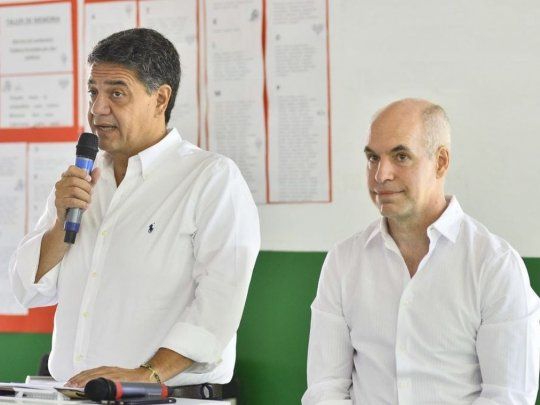 Horacio Rodríguez Larreta y Jorge Macri buscan una salida a la interna del PRO en provincia de Buenos Aires. (Foto de archivo).