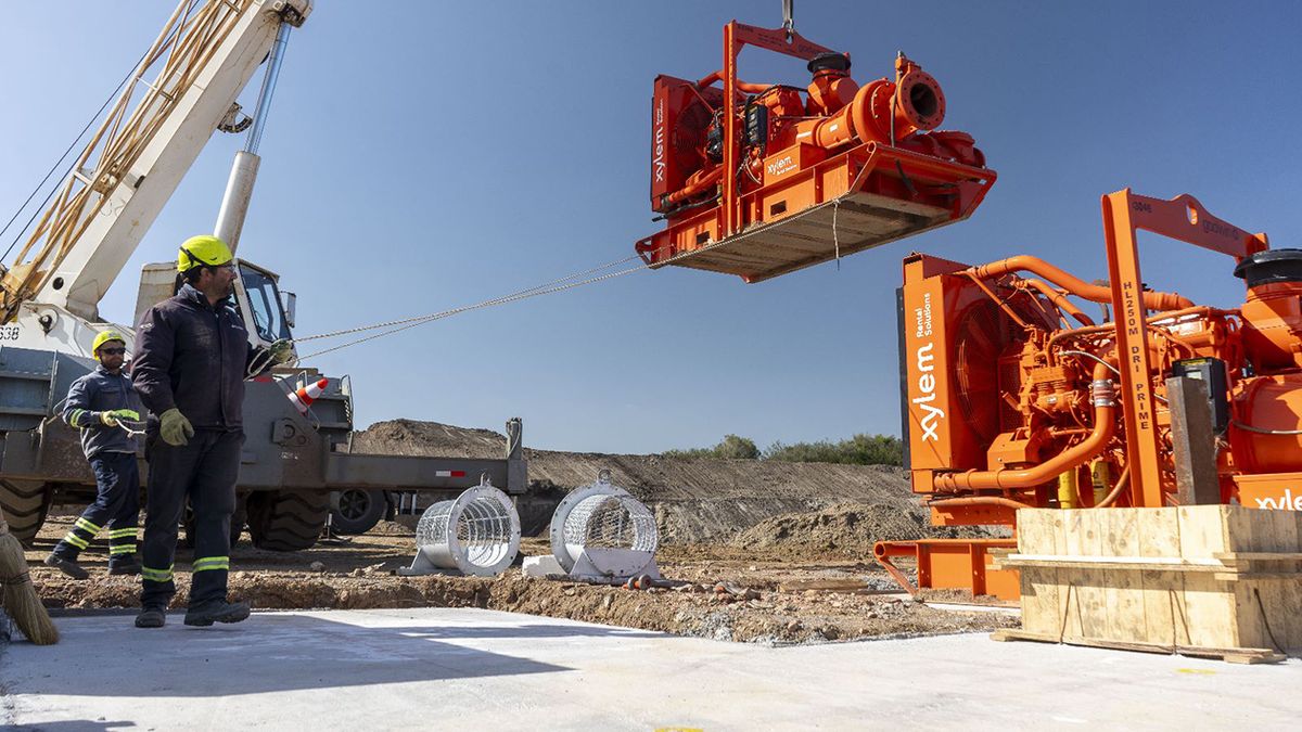 the new work in the San José dam will contribute 200,000 cubic meters per day