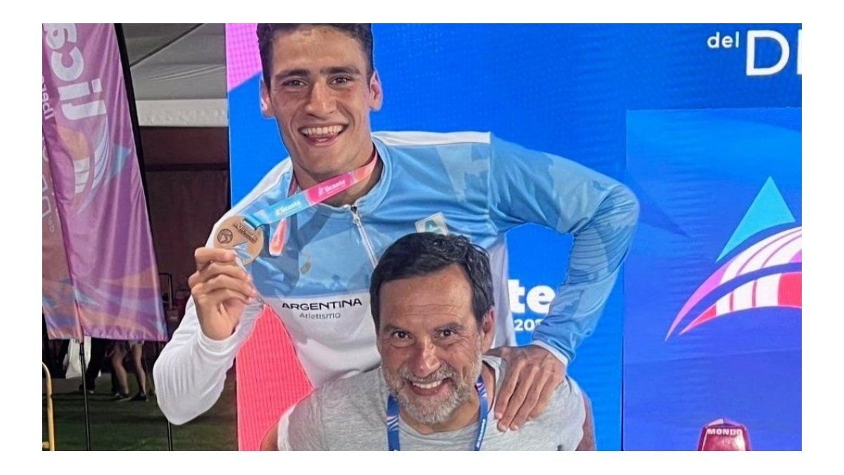 Franco Florio is the new owner of the Argentine record of the 100 meters