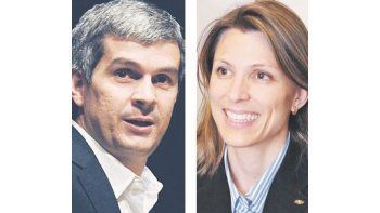 Marcos Peña e Isela Costantini