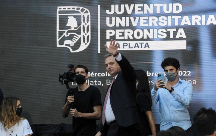Alberto Fernández estuvo en La Plata&nbsp;
