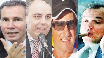 Alberto Nisman, Marcelo Martínez de Giorgi, Damián Stefanini y Juan Navarro.