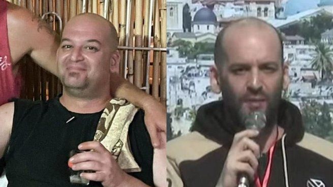 Iair Horn fue liberado con un reloj de arena que levaba el mensaje “El tiempo se está agotando”.