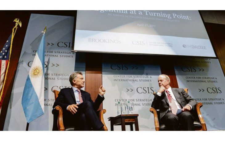 ámbito.com | Colmado. La disertación de Macri en el CSIS despertó un gran interés lo que se reflejó en un auditorio colmado.