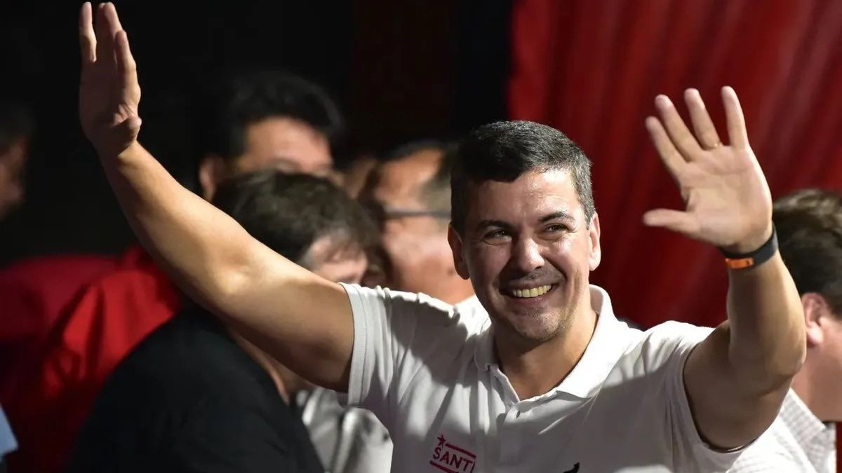 Santiago Peña took over as the new president