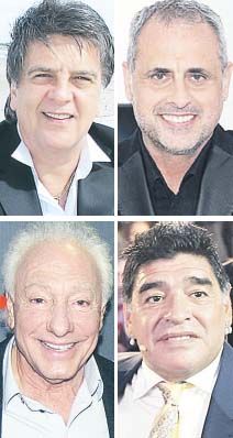 Expareja I: Ventura-Rial y un “matrimonio de 30 años”. Expareja II: Coppola-Maradona y “la catrera” que faltó.