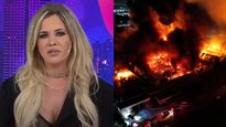 Alejandra reveló que la fábrica de su marido quedó destruida tras el incendio en Ezeiza.