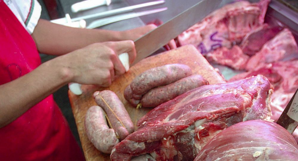 Workers in the meat sector.