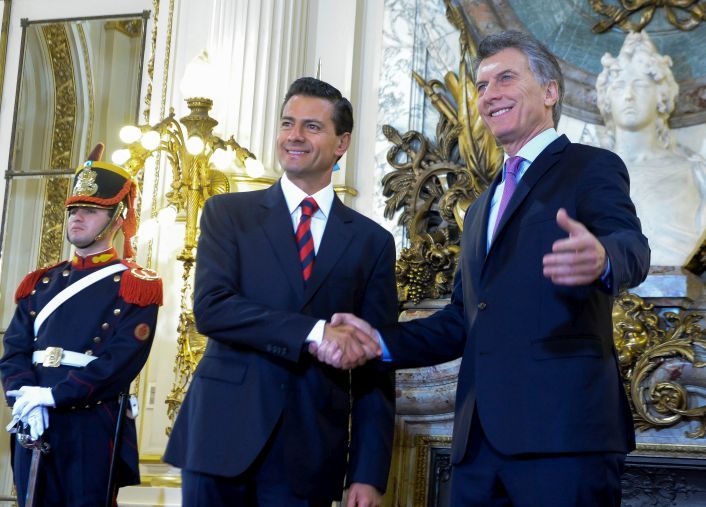 Macri y Peña Nieto hablaron sobre un posible acuerdo  de libre comercio (foto 1)