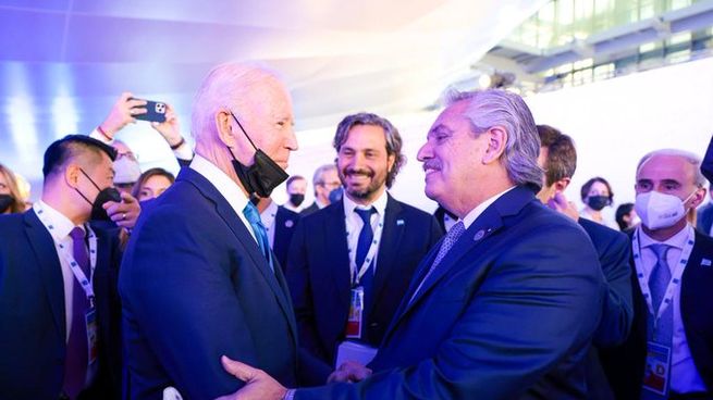 Joe Biden y Alberto Fernández.