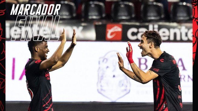 Xolos de Tijuana goleó 3 a 0 a Atlás y se clasificó a los cuartos de final de la Liguilla, donde deberá medirse con Cruz Azul.