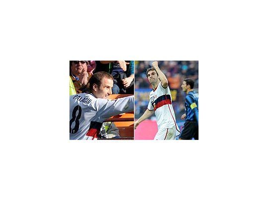 Rodrigo Palacio y Mauro Boselli fueron los únicos argentinos que convirtieron en Italia.