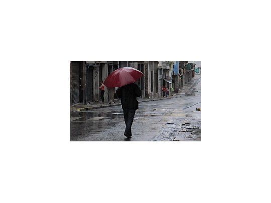 Luego de la tormenta, se produjo un brusco descenso de la temperatura.