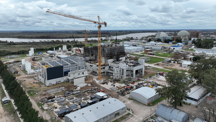 Así está el reactor nuclear CAREM 25, un proyecto de la Comisión Nacional de Energía Atómica (CNEA). Así está el reactor nuclear CAREM 25, un proyecto de la Comisión Nacional de Energía Atómica (CNEA).