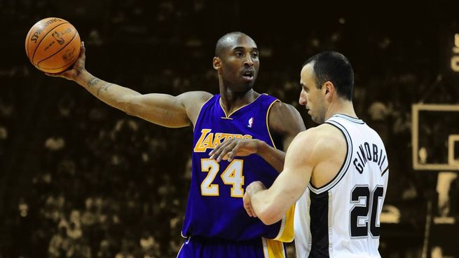 Manu Ginobili fue un verdadero dolor de cabeza para Kobe Bryant. Ambos lograron grandes cosas con el básquet.