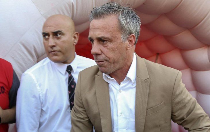 Lucas Pusineri hizo su debut en el banco de Independiente.