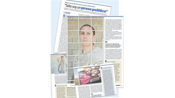 La única entrevista que Ibar Esteban Pérez Corradi le dio a un periodista fue en noviembre de 2011. Allí aseguraba que lo habían detenido sin pruebas concretas y que no conocía a Aníbal Fernández.