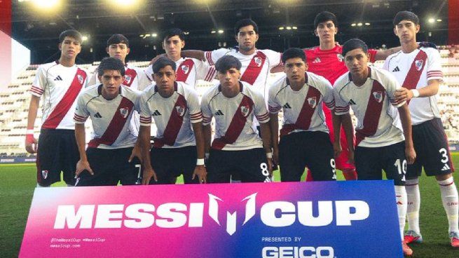 River se consagró campeón de la Messi Cup tras ganarle a todas las potencias de Europa