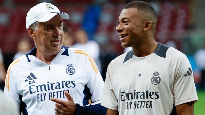 Ancelotti habló sobre la denuncia por abuso de Mbappé: No lo veo para nada afectado