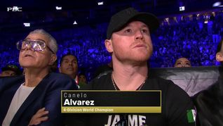 Saúl Canelo Álvarez se hizo presente en el T-Mobile Arena para apoyar a Jaime Munguía, en la misma velada que encabezaba David Benavidez. El ex campeón el mundo resultó abucheado por los fans del Monstruo Mexicano. Saúl Canelo Álvarez se hizo presente en el T-Mobile Arena para apoyar a Jaime Munguía, en la misma velada que encabezaba David Benavidez. El ex campeón el mundo resultó abucheado por los fans del Monstruo Mexicano.