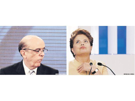 José Serra y Dilma Rousseff intercambiaron acusaciones y golpes bajos durante el último debate televisado del lunes a la noche. De propuestas, poco y nada.