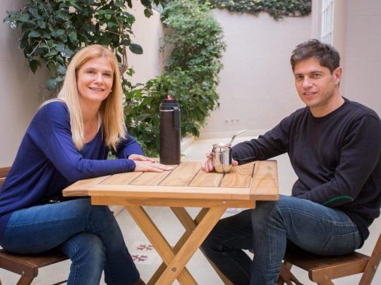 Magario y Kicillof compartieron unos mates y comenzaron a planificar la campaña en la Provincia. 