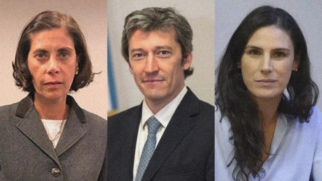 Mónica Almada, Juan Ignacio Forlón y Pamela Calletti.