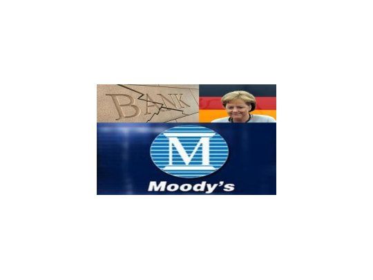 Moodys bajó la perspectiva de 17 bancos alemanes