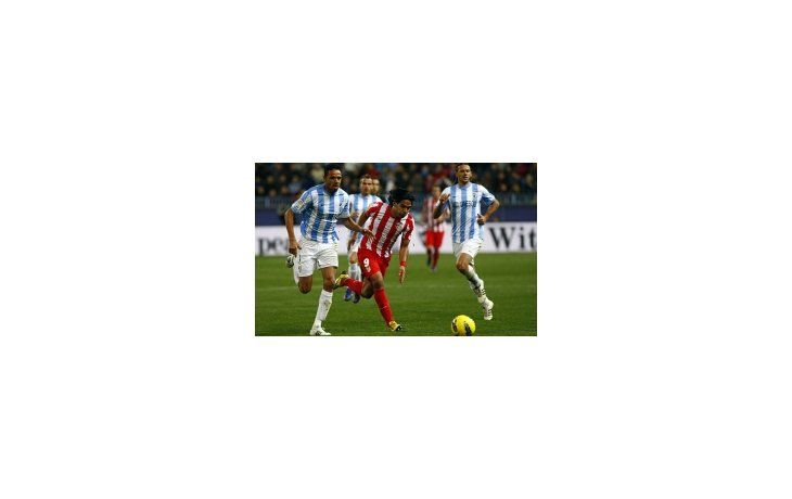 Radamel Falcao, figura del equipo, no pudo desequilibrar para el Aleti.