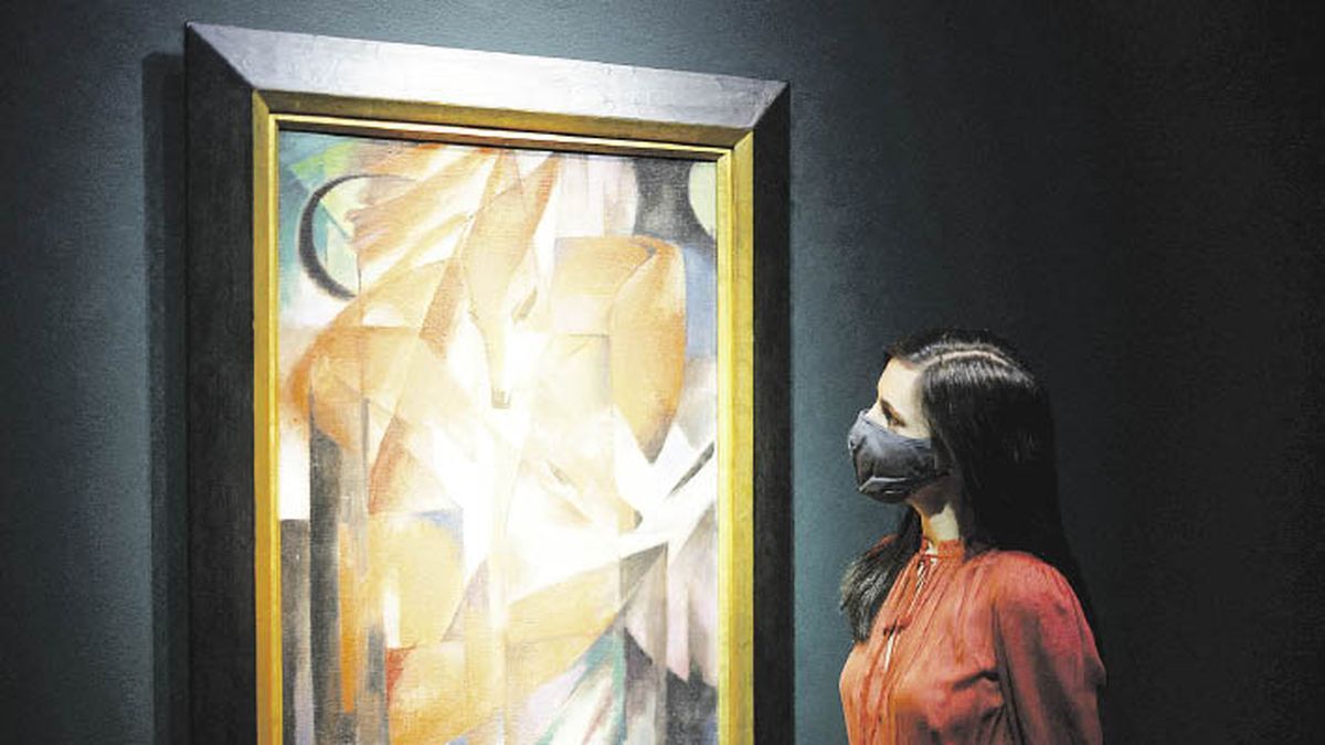 A looted and restored painting reaches a new record at Christie’s