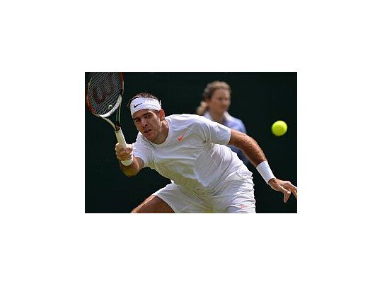 Del Potro derrotó a Jesse Levine.