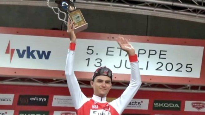 Isaac del Toro se proclamó campeón de la Vuelta de Austria al ganar tres de las cinco etapas de la competencia ciclística.