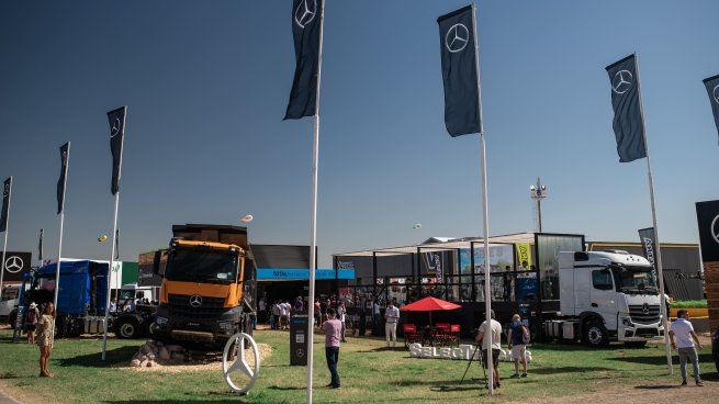 Mercedes-Benz Camiones y Buses se destacó en una nueva edición del evento Agroactiva