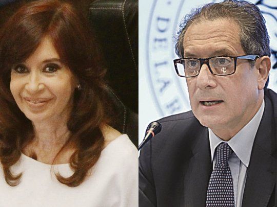 Cristina Fernández de Kirchner y Miguel Pesce.