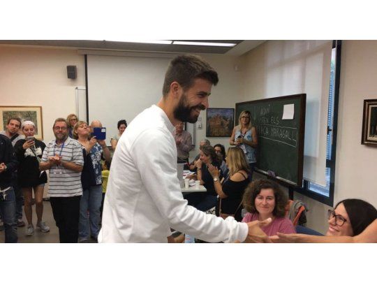 Gerard Piqué se pronunció a favor de la secesión de España