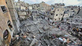 Gaza, devastado, tras los ataques israelíes.&nbsp;