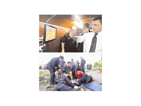 Lograron anoche rescatar a niña de pozo de 20 metros