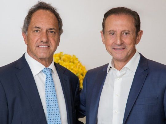 Daniel Scioli junto al presidente de la Federaci&oacute;n de Industrias de San Pablo, Paulo Skaf.