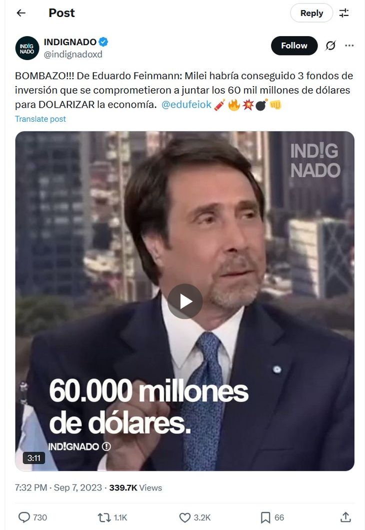 En el punto más álgido de la campaña presidencial, el actual presidente y su red de comunicadores “amigos”, intentaron sembrar la idea que el apoyo internacional al actual Presidente era tal, que había conseguido de aportantes internacionales, u$d 60.000 millones para reencaminar la economía argentina. En el punto más álgido de la campaña presidencial, el actual presidente y su red de comunicadores “amigos”, intentaron sembrar la idea que el apoyo internacional al actual Presidente era tal, que había conseguido de aportantes internacionales, u$d 60.000 millones para reencaminar la economía argentina.