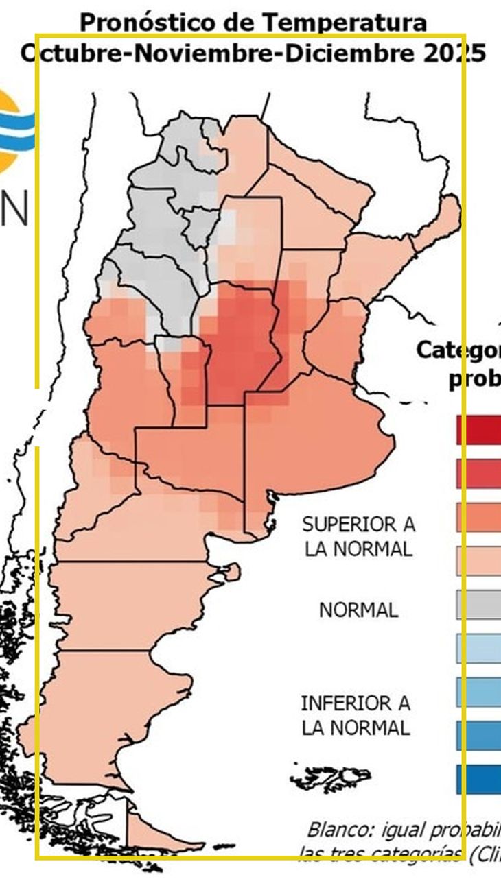 Desde octubre a diciembre hará más clor de lo habitual.