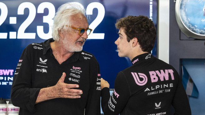 Briatore respaldó a Colapinto en las redes antes de su exhibición en el país y su vuelta a la F1