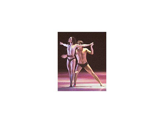 Uno de los números más aplaudidos de la noche: anatómicosCecilia Figaredo y Julio Bocca en la gala del Ballet.