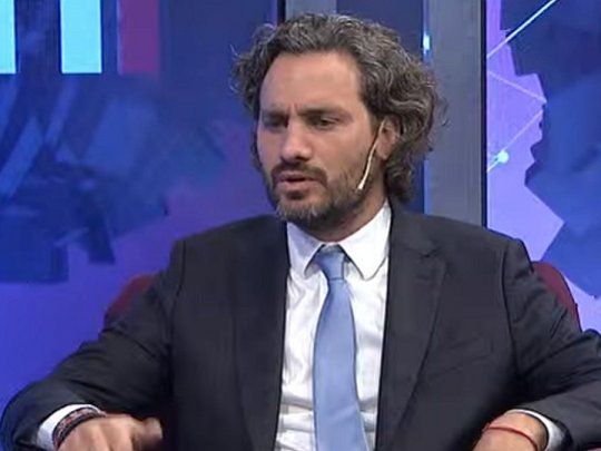 Santiago Cafiero en C5N. Imagen de TV.