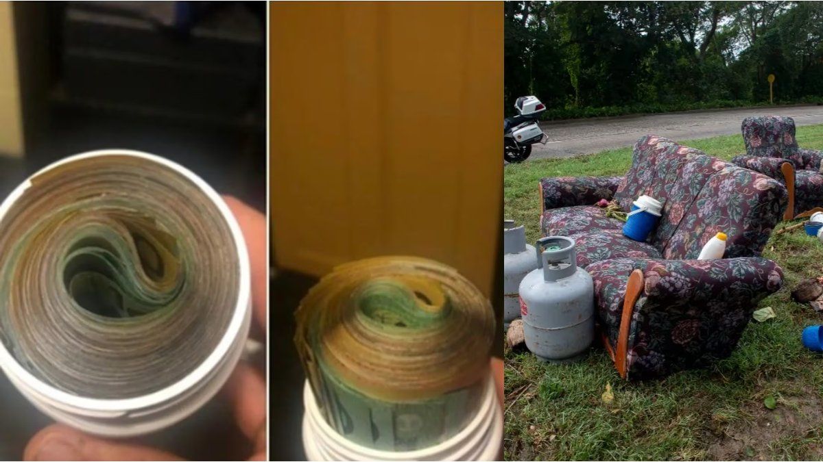 He found thousands of dollars in a piece of furniture, returned them and received a surprise reward